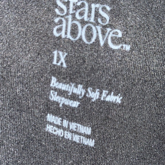 Pajama set – Stars Above Black Sleepwear with pink Accents - Picture 6 of 7